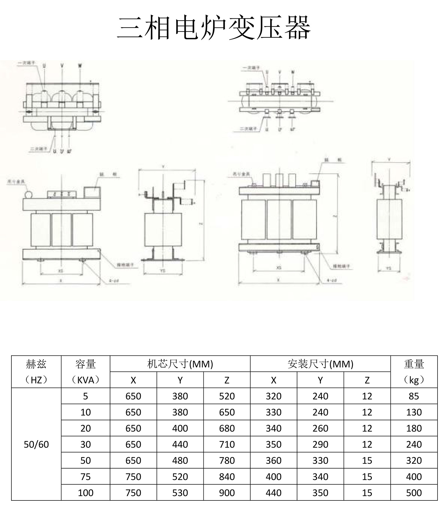 日本机床专用干式隔离变压器-6